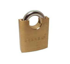 Candado alta seguridad exterior bronce con hombros 60mm S200 Odis