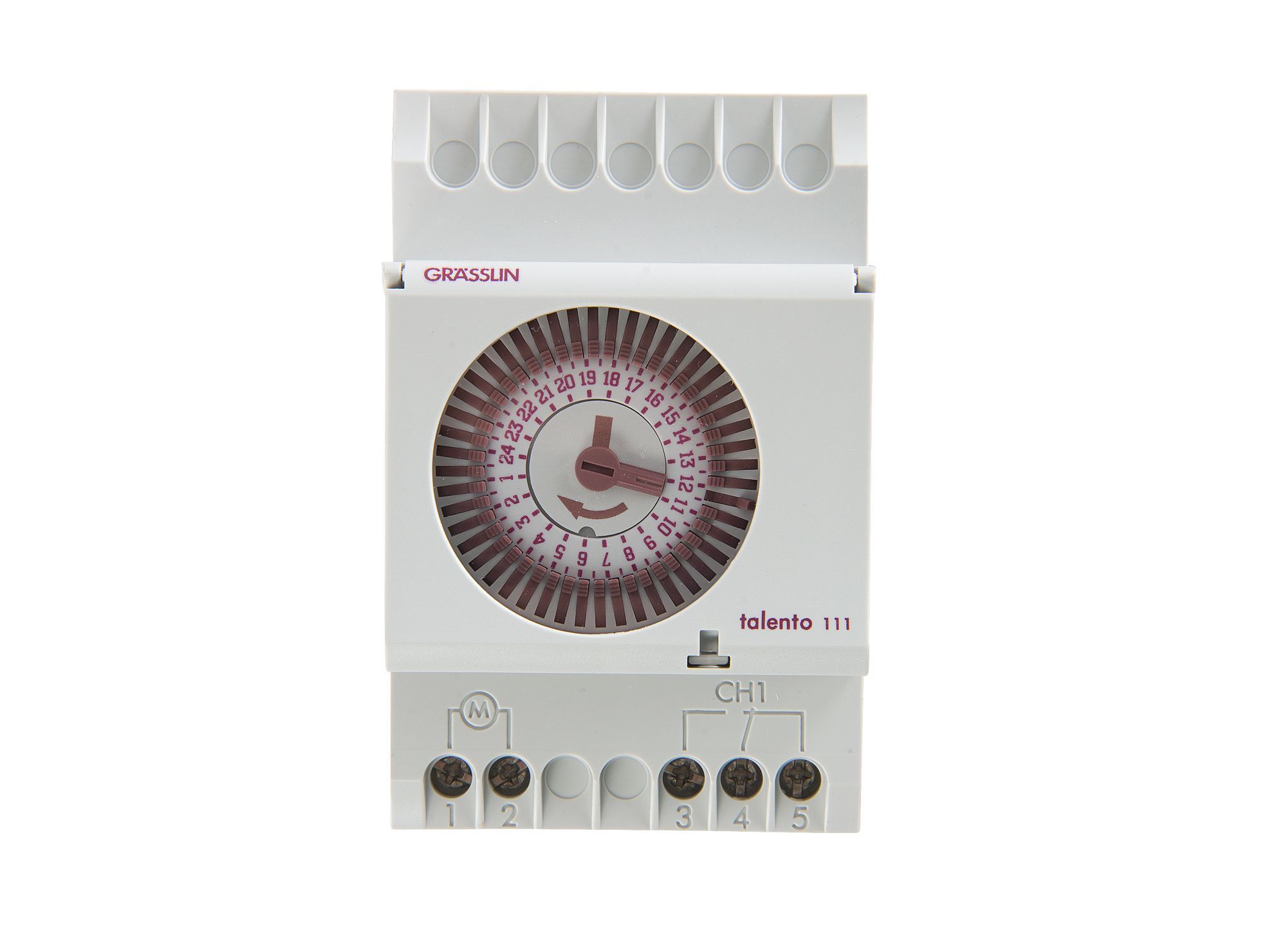 Reloj interruptor talento 111 programable 24 horas 16a Grasslin