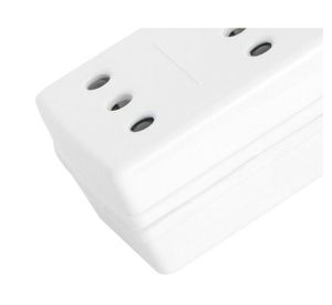 Adaptador 3 posiciones plano blanco Schneider