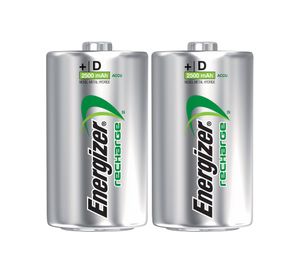 Pila Recargable D 2 unidades Energizer