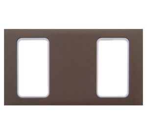 Placa dos módulos + soporte titanio Bticino