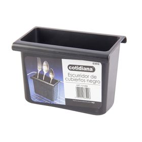 Escurridor cubiertos negro Cotidiana