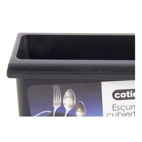 Escurridor cubiertos negro Cotidiana