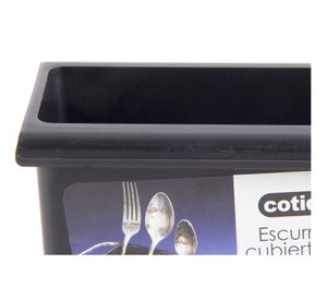 Escurridor cubiertos negro Cotidiana