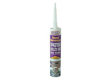 Tapagoteras acrílico 310 ml Zone goteras gris Dynal
