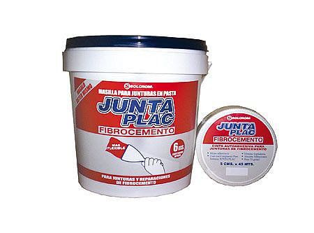 Masilla junturas fibrocemento 6 kg Junta plac Solcrom