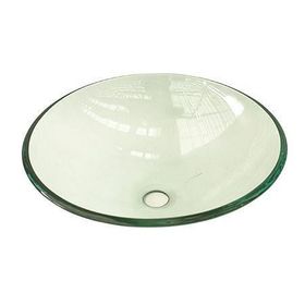 Lavamanos sobreponer 42 cm Glass Vessanti