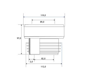 Manguito flexible concentrico para wc Hoffens