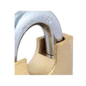Candado alta seguridad exterior bronce con hombros 50mm S200 Odis