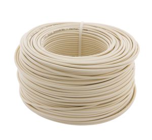 Cable telefonico 100 mts marfil Electromex
