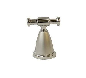 Percha doble egeo satinado/cromo Vessanti.