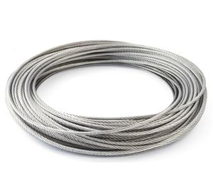 Cable 1 metro acero 2.5 mm Imporper