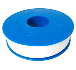 Cinta teflón rollo 19 mm x 50 mt x 0,1 mm Tres.