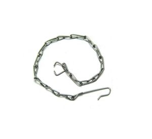 Repuesto cadena flapper tapón estanque wc 20 cm acero inoxidable Corsovalv