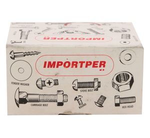 Roscalata autoperforante 8 mm 1 1/2'' zincado 100 unidades Imporper