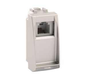 Módulo toma teléfono RJ11 blanco Bticino