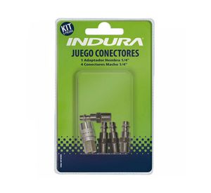 Juego conectores 5 piezas Indura