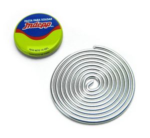 Soldadura 95% estaño con pasta 1 metro Indepp