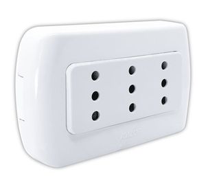 Enchufe triple tekna 10a 250v Kalop