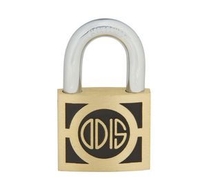 Pack 4 candados medio interior/exterior bronce 40mm S300 Odis