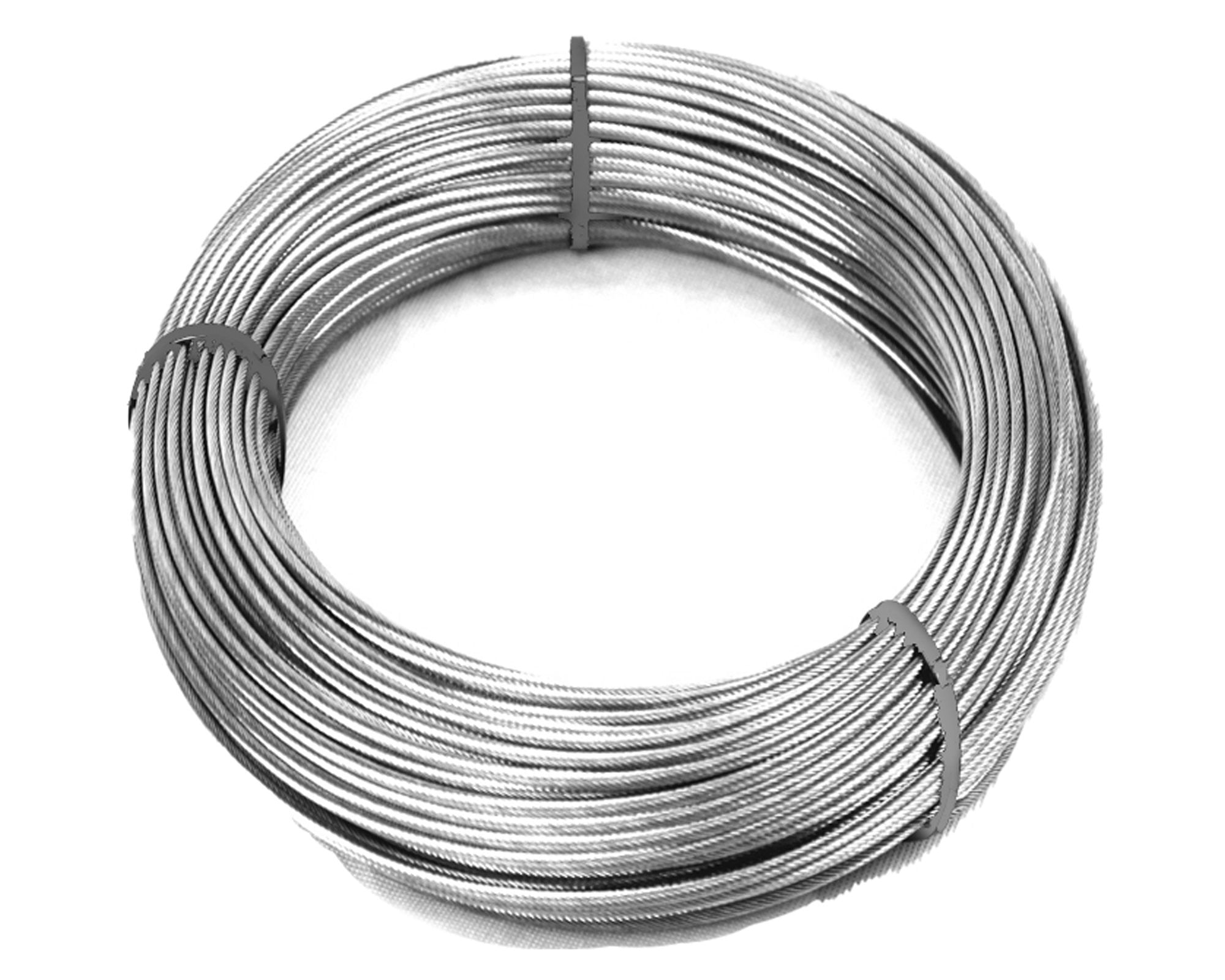 Cable 1 metro acero galvanizado 1.4 mm Imporper