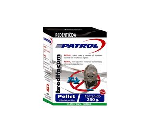 Rodenticida pellet brodifacum 250g Patrol