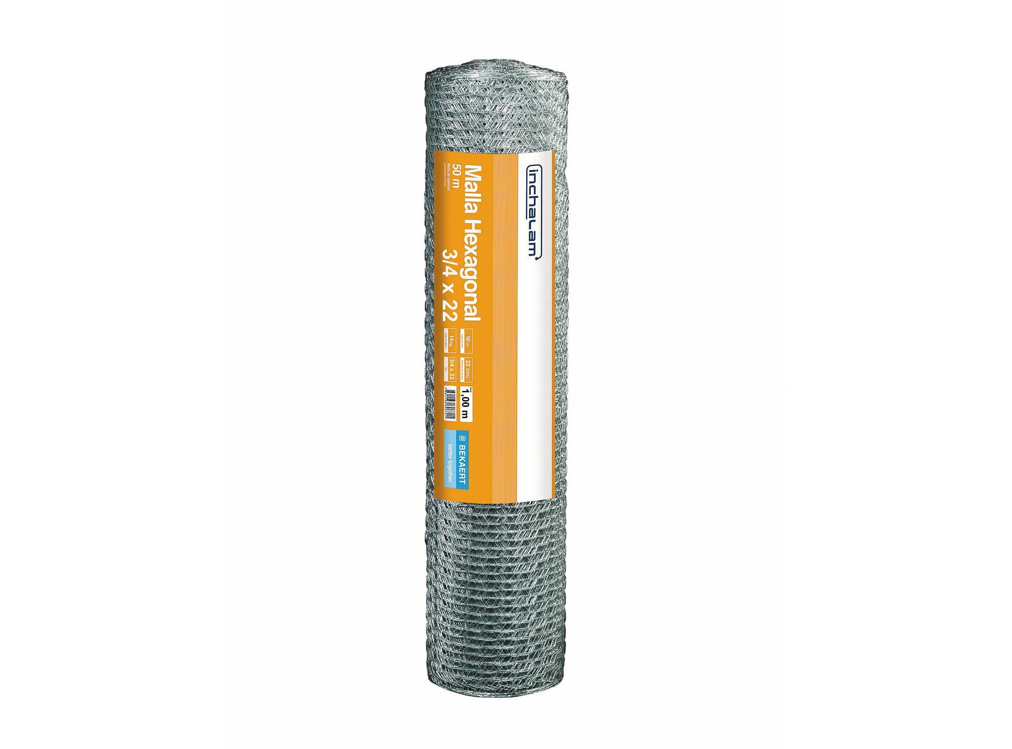 Malla Hexagonal Galvanizada 3/4" 1,00 x 50 m