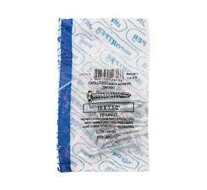 Roscalata autoperforante 10 mm 1 1/2'' zincado 10 unidades Imporper