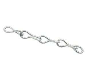 Cadena 1 metro decor eslabón tipo 8 zincadaImporper