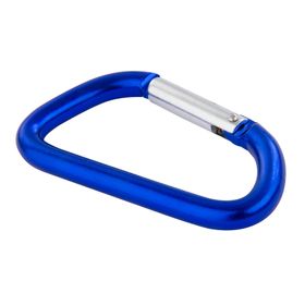 Mosquetón aluminio 100mm azul Imporper