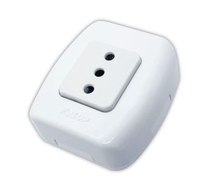 Toma corriente simple 10 a tekna blanco Kalop