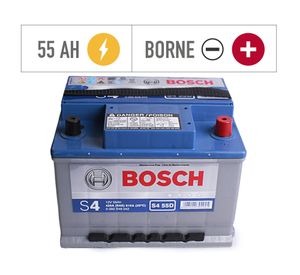 Batería 55AH 460CCA derecho S455D-E Bosch