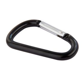 Mosquetón aluminio 100mm negro Imporper