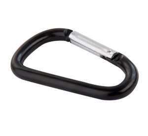 Mosquetón aluminio 100mm negro Imporper