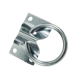 Argolla amarra cable con platina ac zc. 2 x 1/4''. Imporper