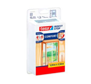 Malla mosquetera 1,2x2,5 m puertas Comfort blanco Tesa