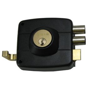 Cerradura sobreponer puertas de 30 mm 323 negro Odis