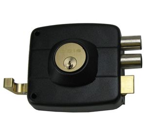 Cerradura sobreponer puertas de 30 mm 323 negro Odis