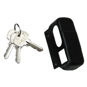 Cerradura sobreponer puertas de 30 mm 323 negro Odis