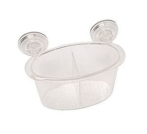 Canasto baño clear Cotidiana basic