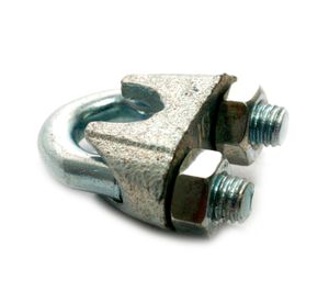 Abrazadera para cable 3/8'' galvanizada Imporper