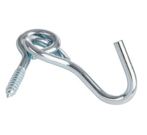 Gancho hamaca 3/4'' x 3 cm rosca madera zincado Imporper