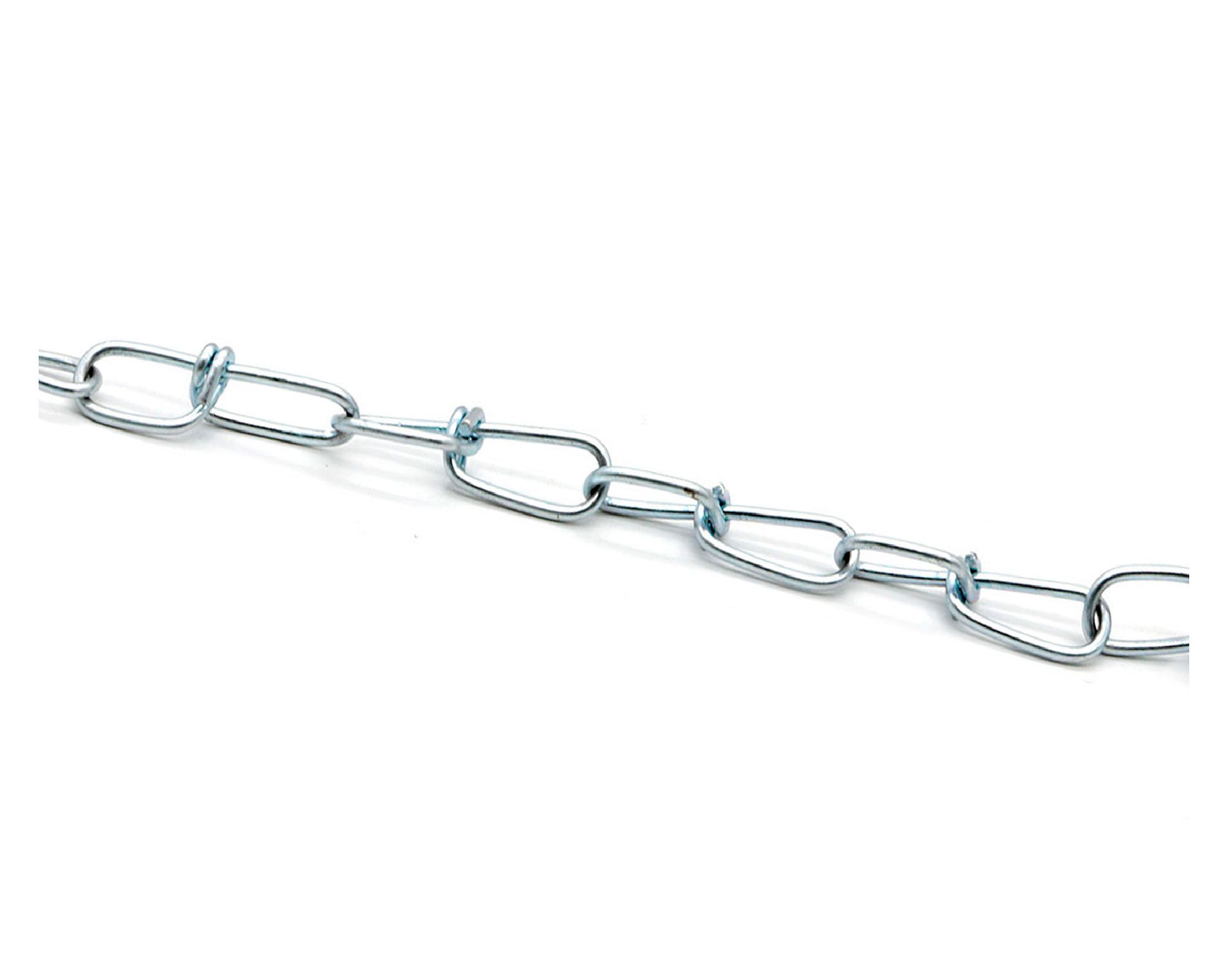Cadena eslabón doble 1 metro 4.5 mm galvanizado Imporper | Easy.cl