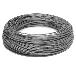 Cable acero 4,76 mm x 1 m + FC + PVC 1/8 - 3/16'' Imporper