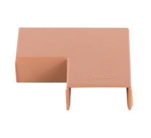 Curva 20 x 10 mm plana color madera Kalop