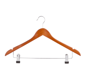 Colgador madera con clips Nuevo Hogar
