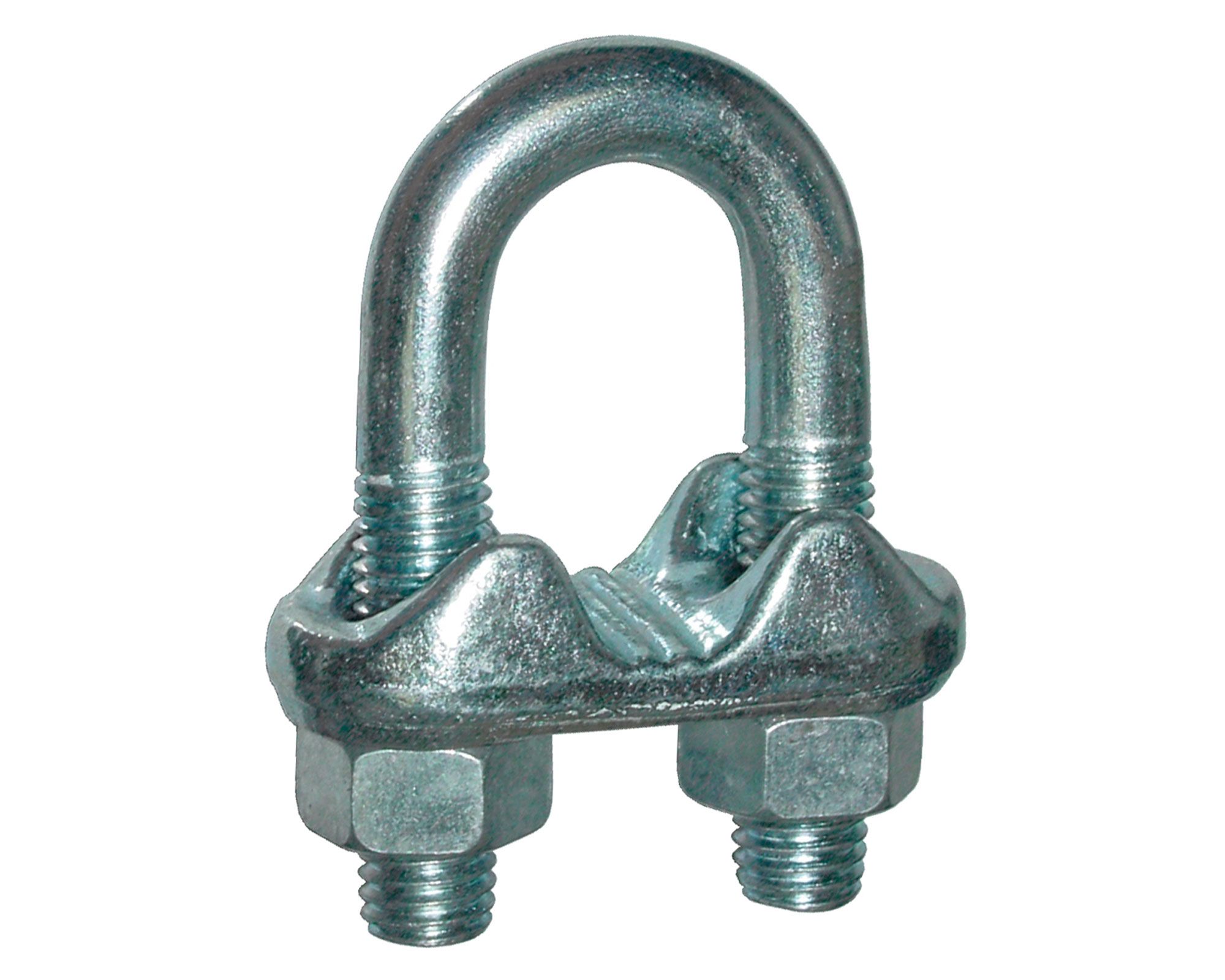 Abrazadera para cable 2 x 2 cm galvanizada Imporper
