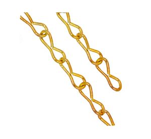 Cadena Eslabón 1 metro Decor tipo 8 bronce Imporper