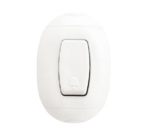Pulsador 10 a 250 v blanco oval Bticino