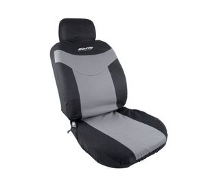 Cubre asientos sport negro/gris 8 piezas Carlife